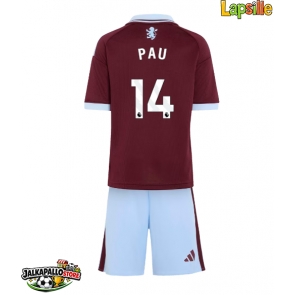 Aston Villa Pau Torres #14 Kotipaita Lapsille 2026-27 Lyhythihainen (+ shortsit)
